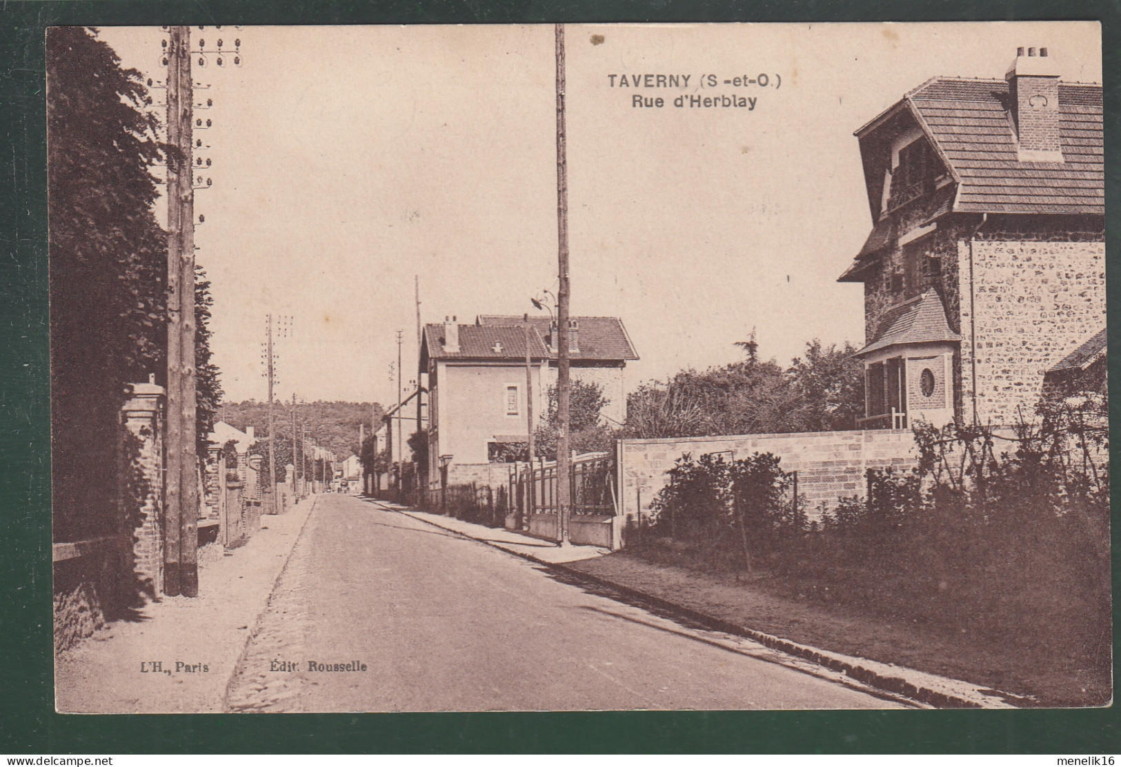 CP - 95 - Taverny - Rue D'Herblay - Taverny