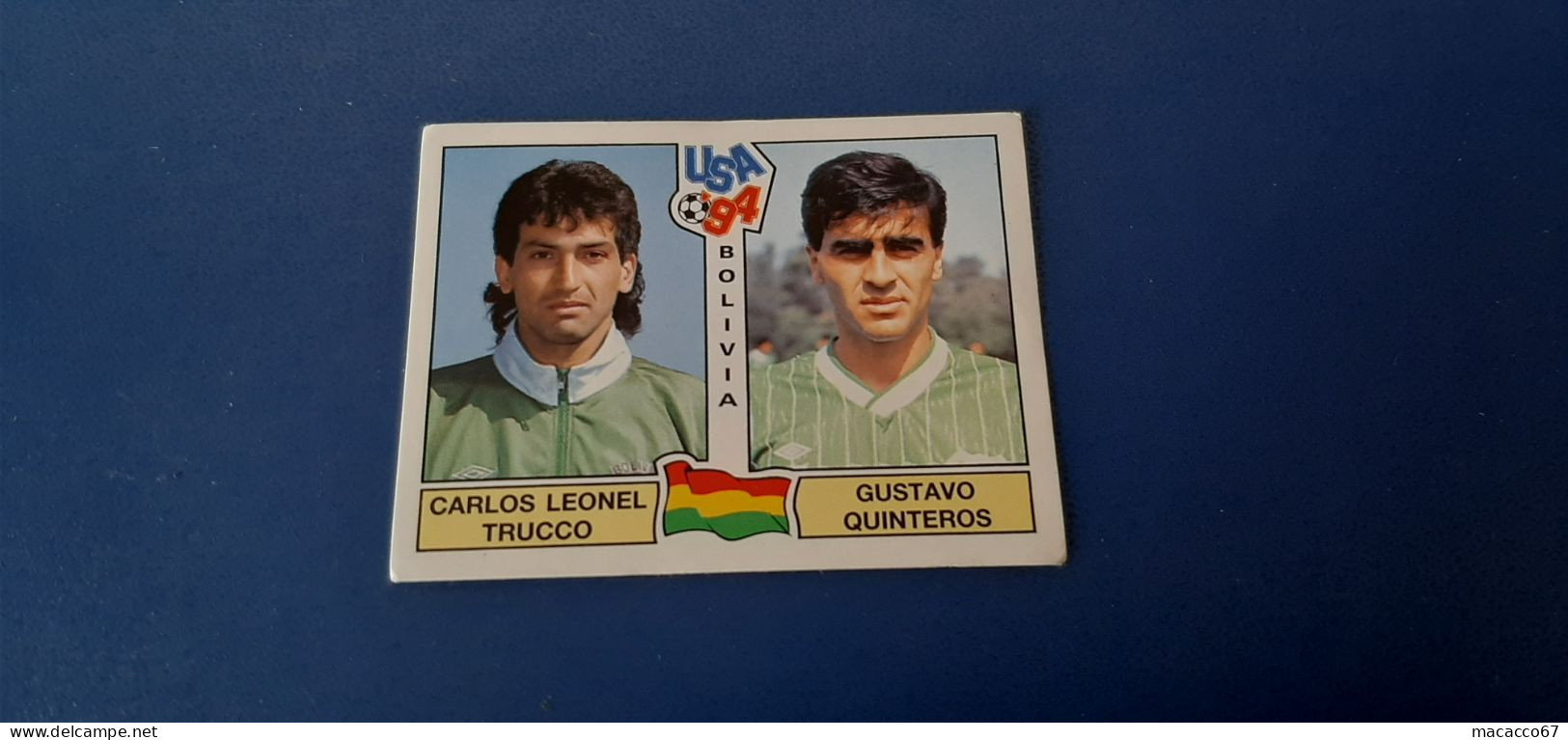 Figurina Panini WM USA 94 - 226 Trucco/Quinteros Bolivia - Edición Italiana