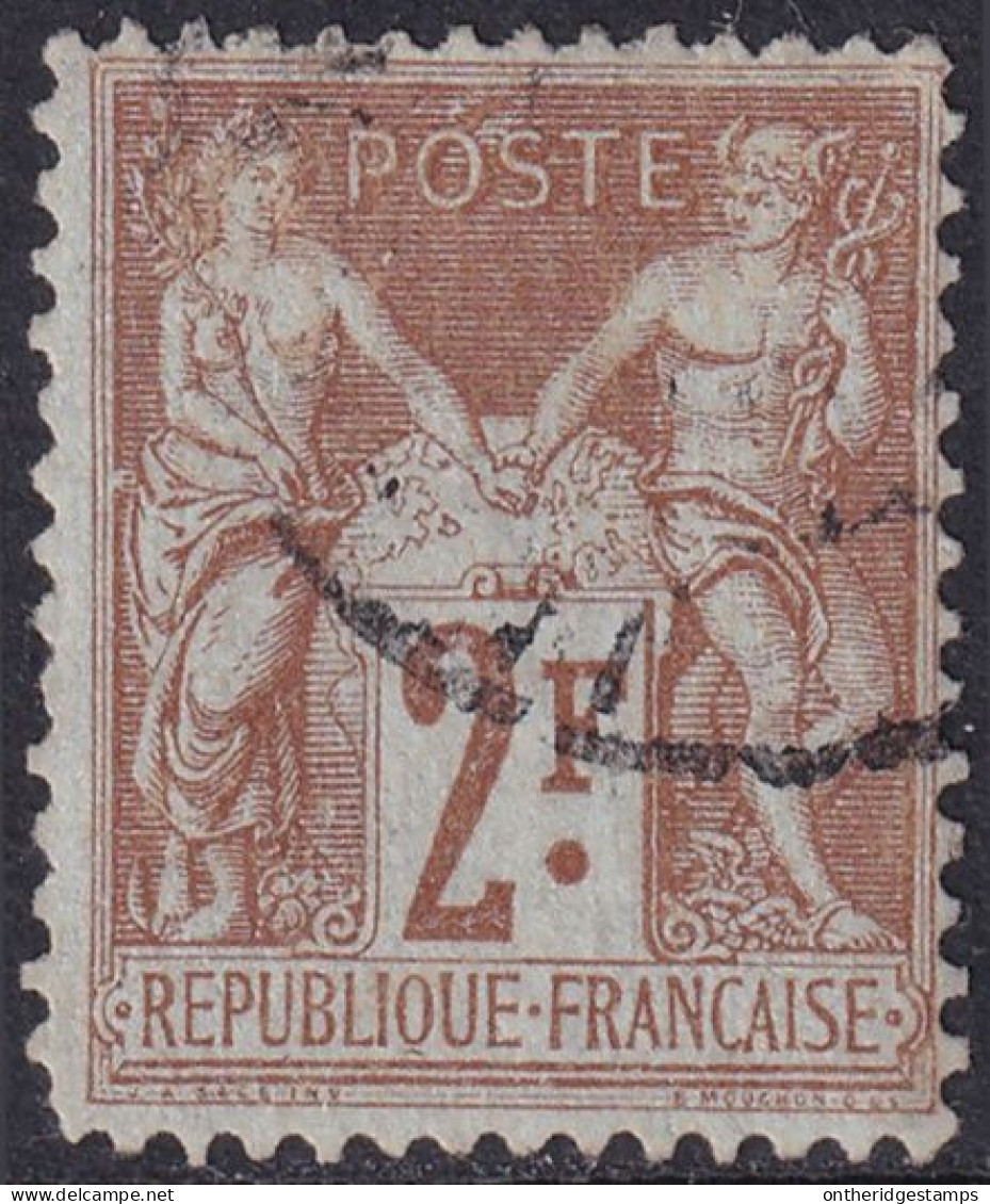 France 1900 Sc 108 Yt 105 Used - 1898-1900 Sage (Tipo III)