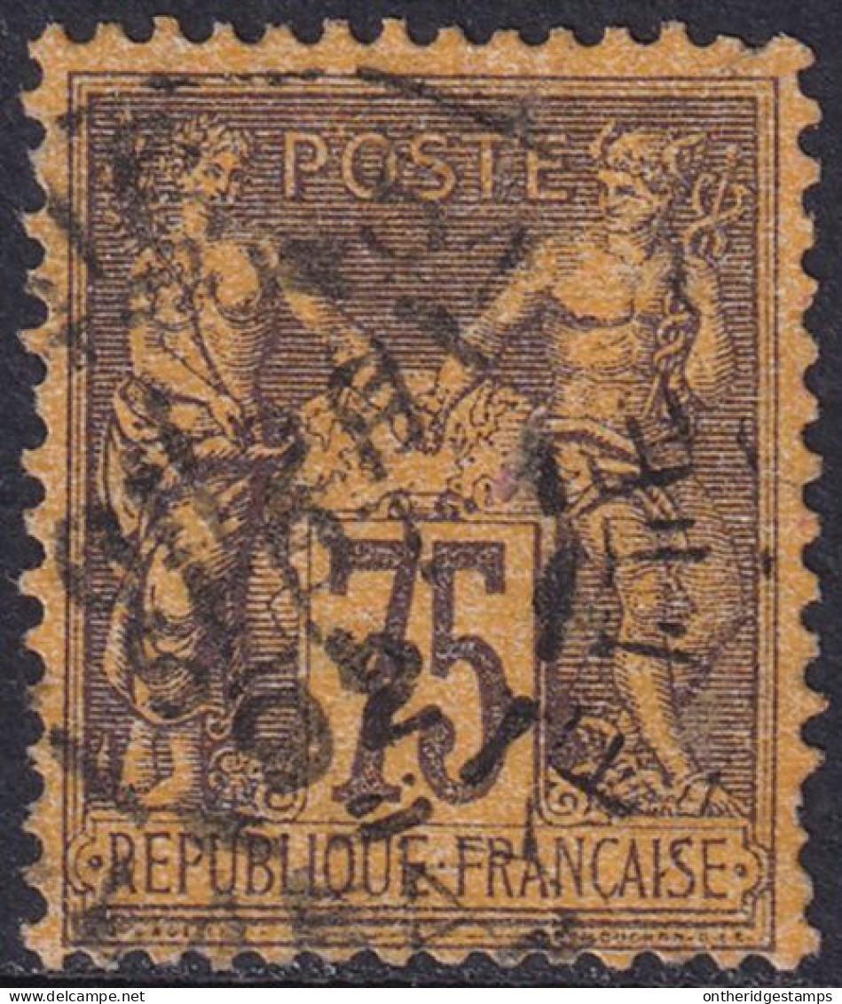 France 1890 Sc 102 Yt 99 Used - 1876-1898 Sage (Type II)