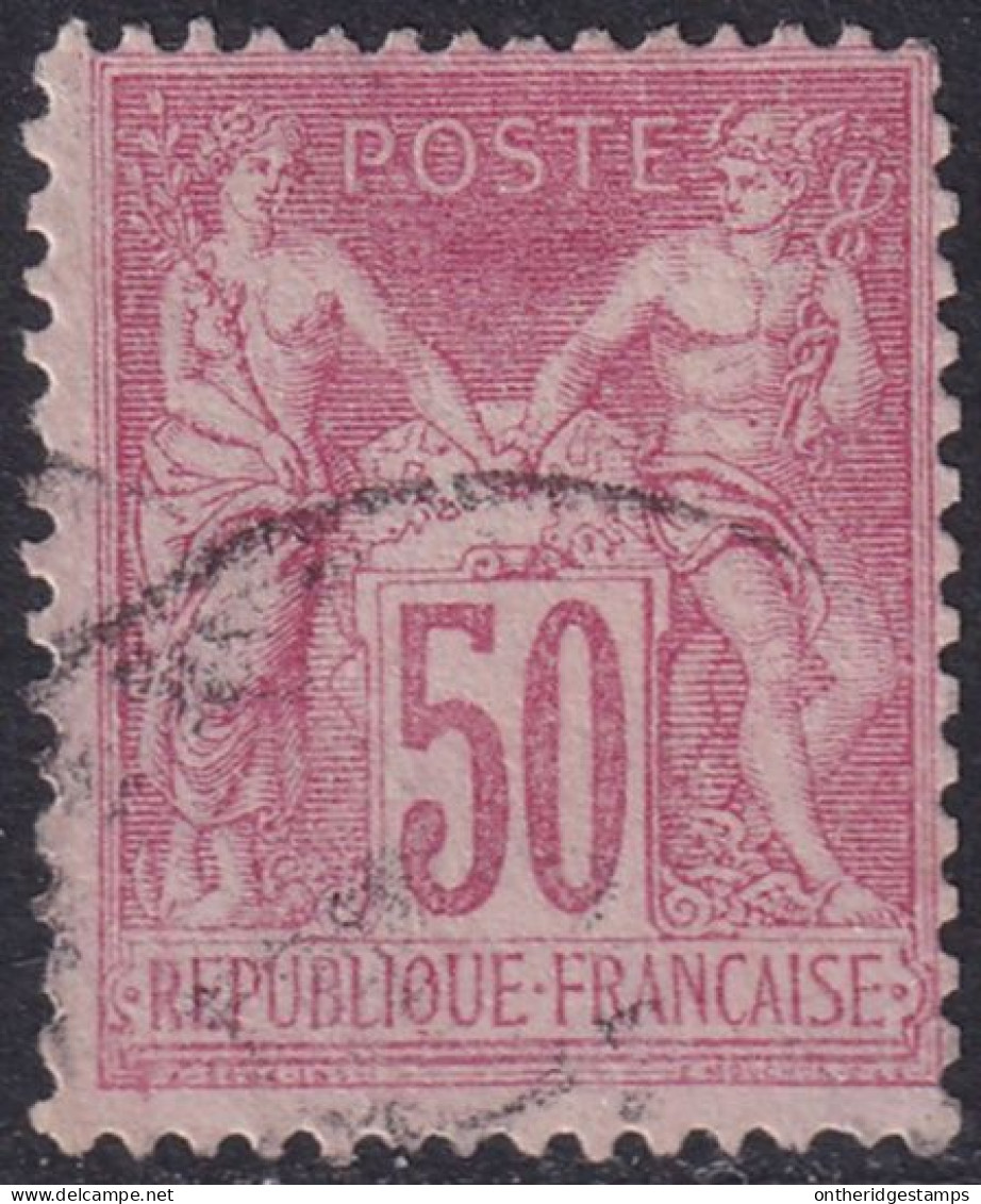 France 1898 Sc 107 Yt 104 Used - 1898-1900 Sage (Type III)