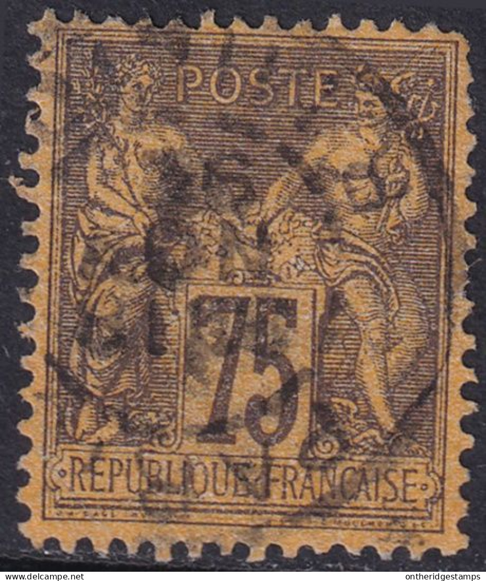 France 1890 Sc 102 Yt 99 Used - 1876-1898 Sage (Type II)