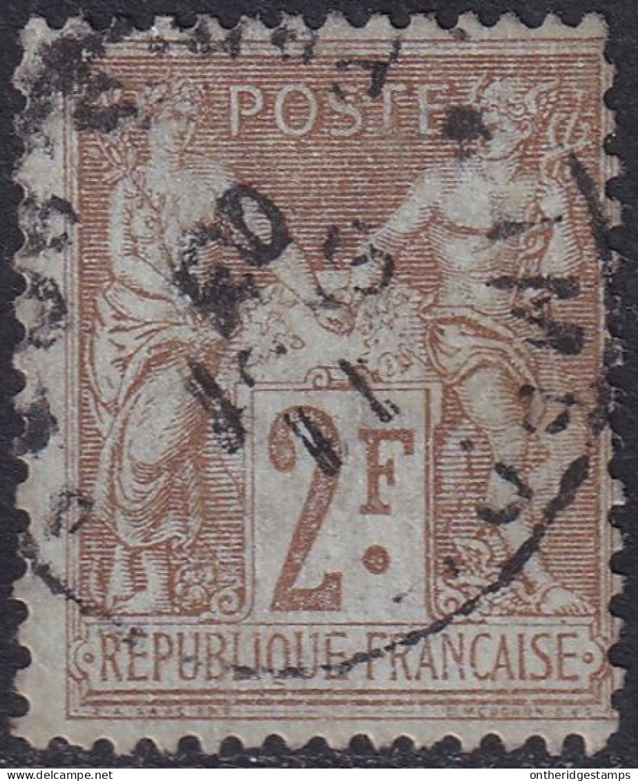 France 1900 Sc 108 Yt 105 Used - 1898-1900 Sage (Tipo III)