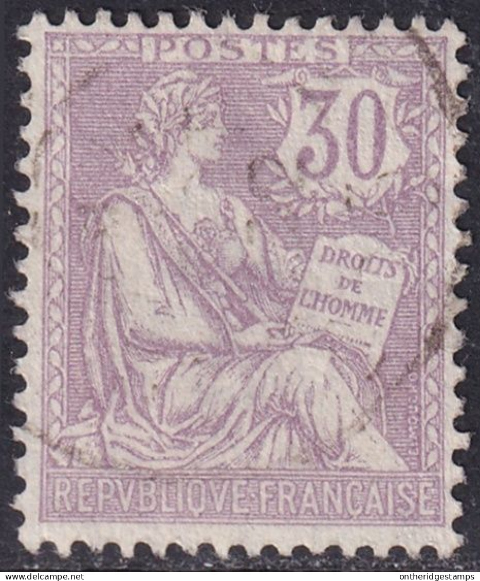 France 1902 Sc 137 Yt 128 Used - 1900-02 Mouchon