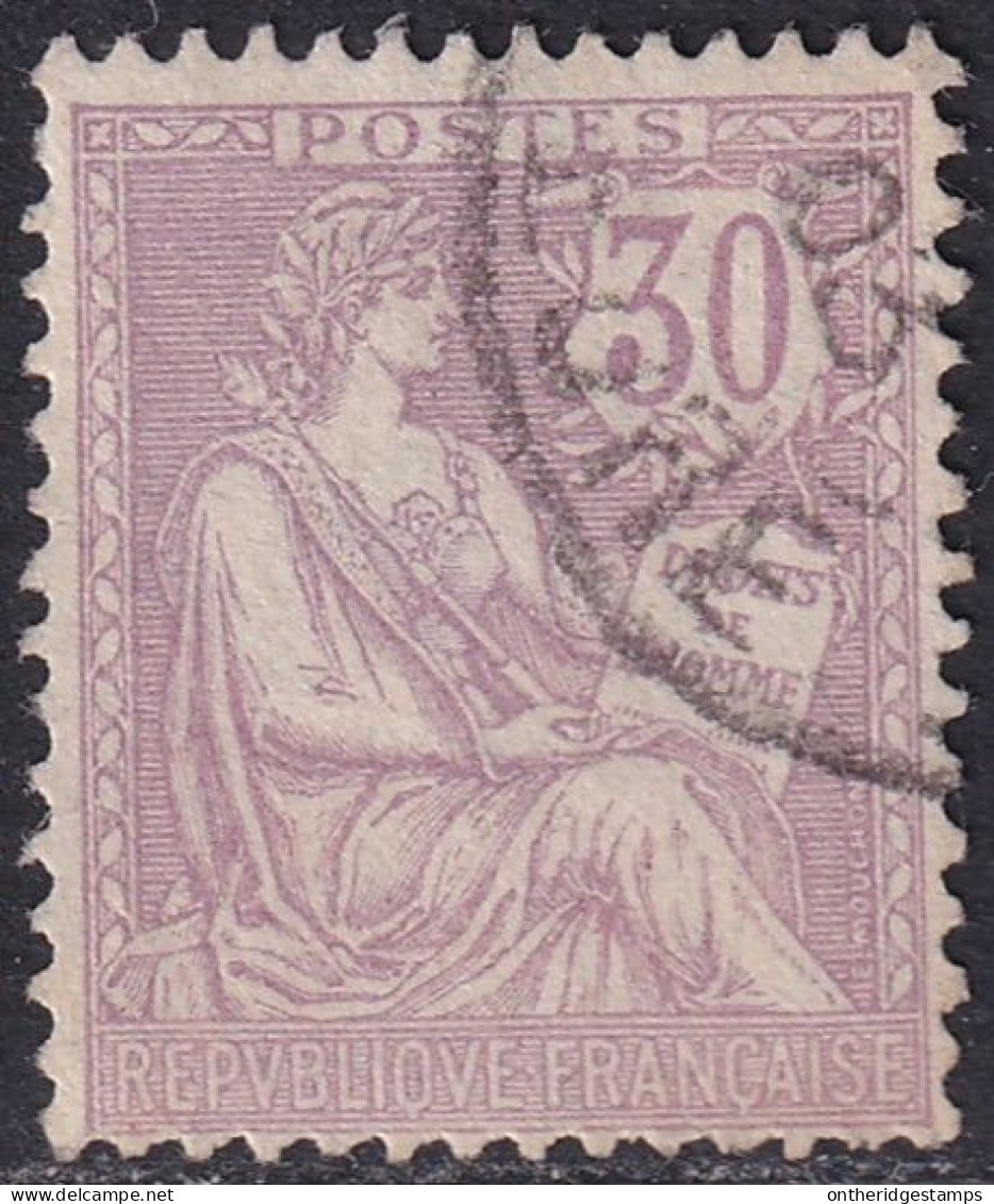 France 1902 Sc 137 Yt 128 Used - 1900-02 Mouchon