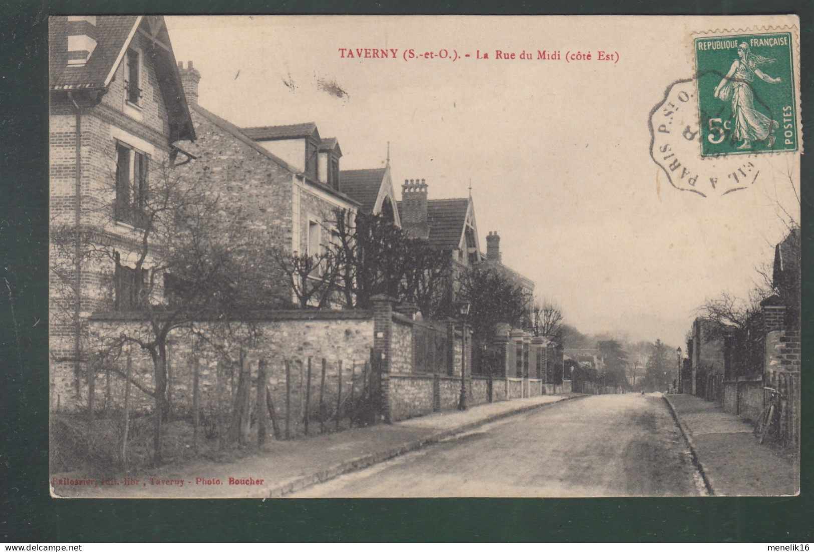 CP - 95 - Taverny - Rue Du Midi - Côté Est - Taverny