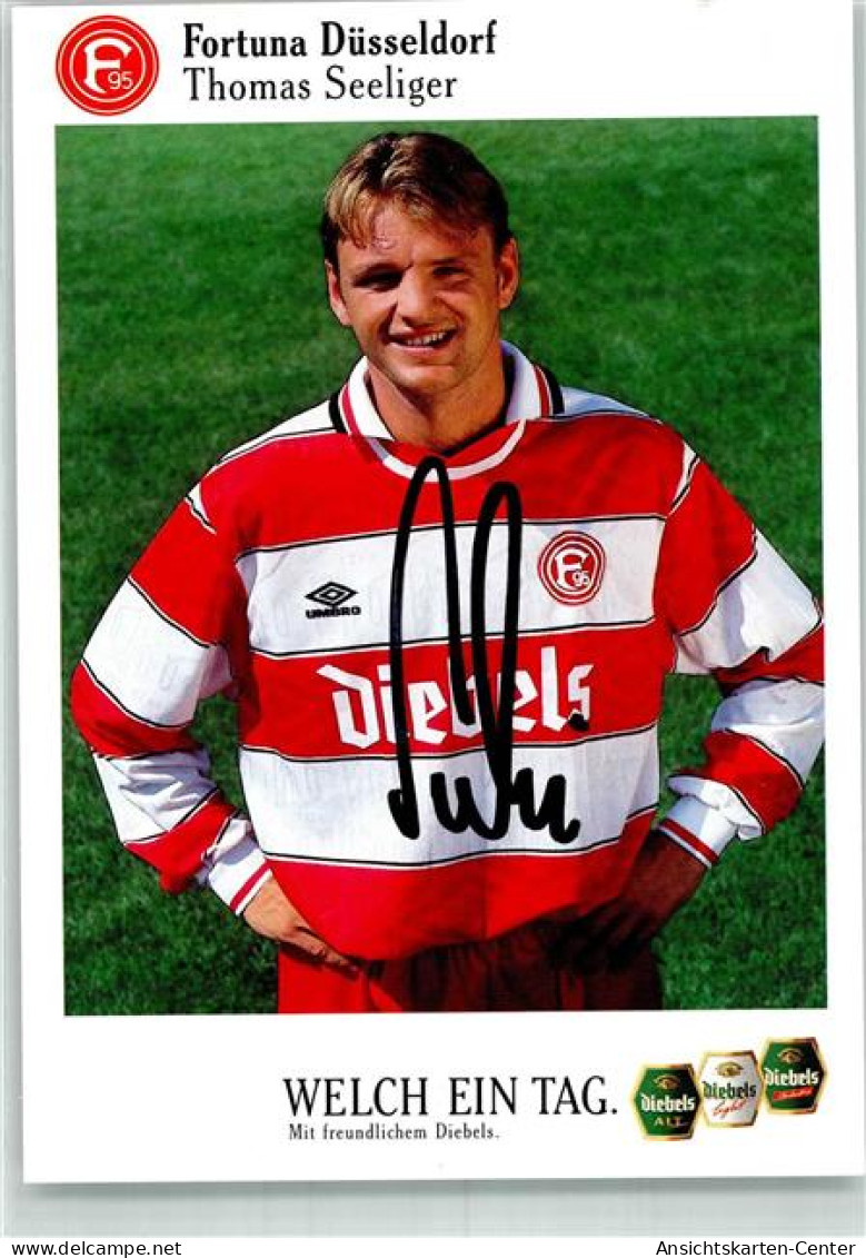 39622806 - Thomas Seeliger Fortuna Duesseldorf Autogramm - Fussball