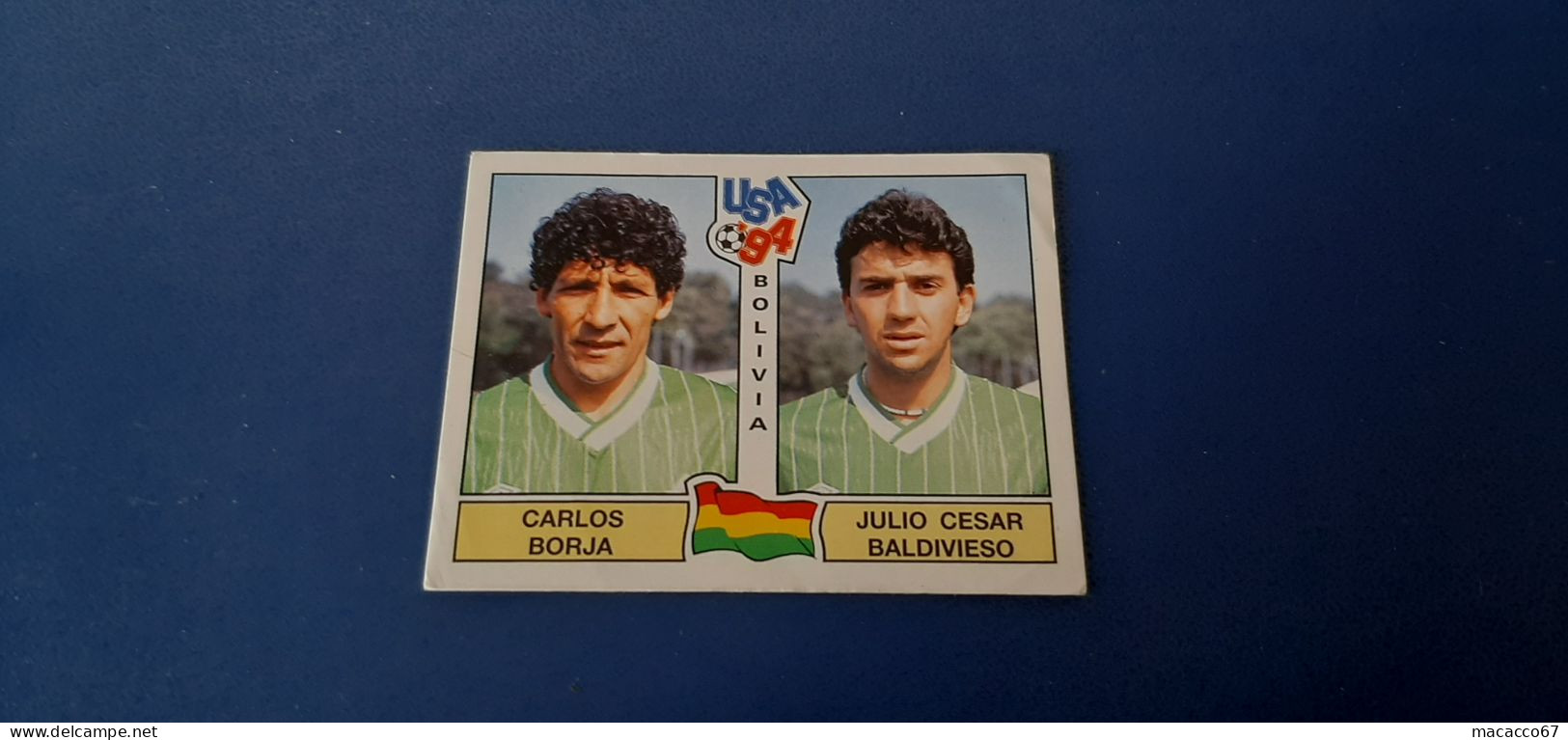 Figurina Panini WM USA 94 - 229 Borja/Baldivieso Bolivia - Edición Italiana