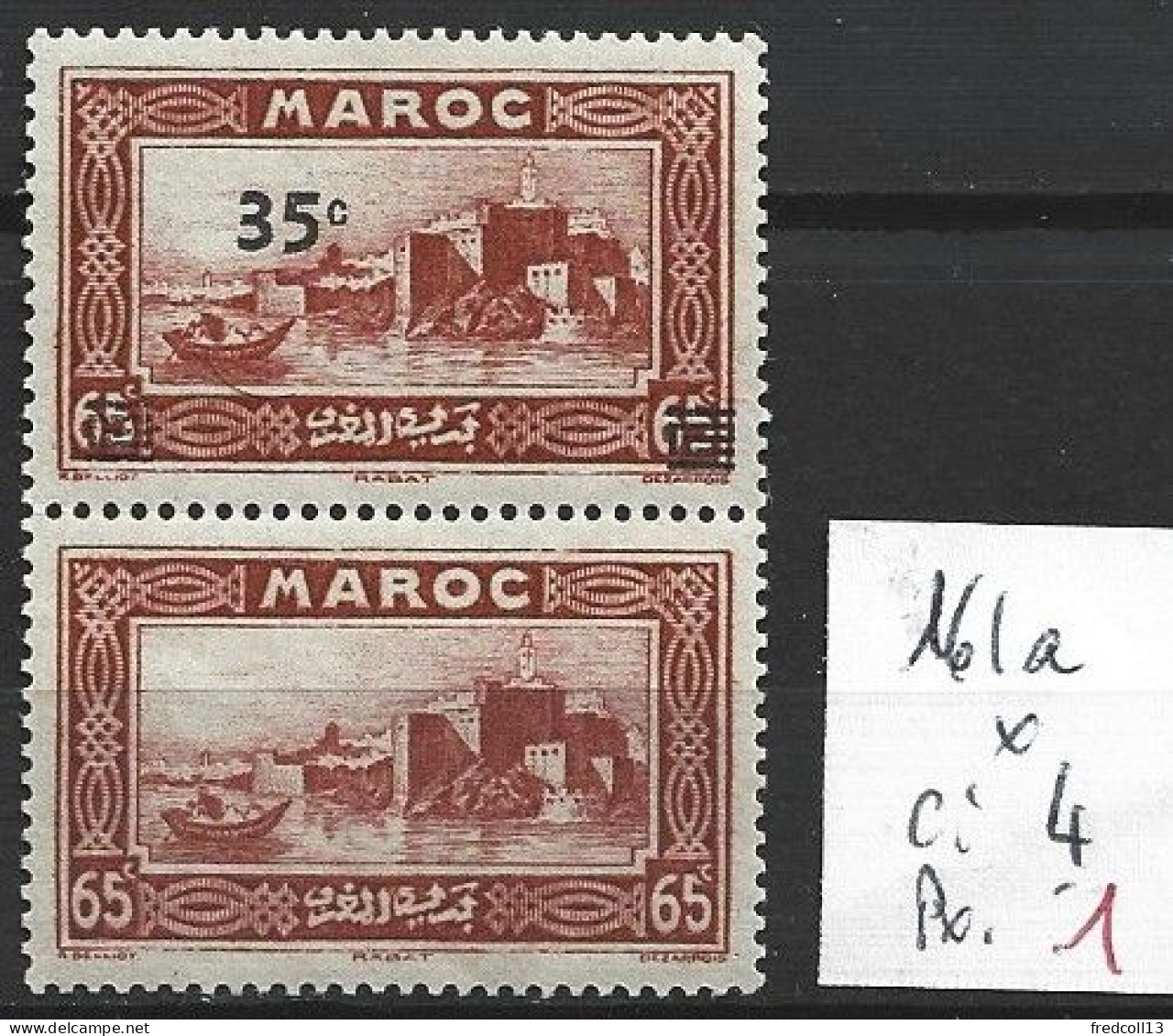MAROC  FRANCAIS 161a * Côte 4 € - Unused Stamps