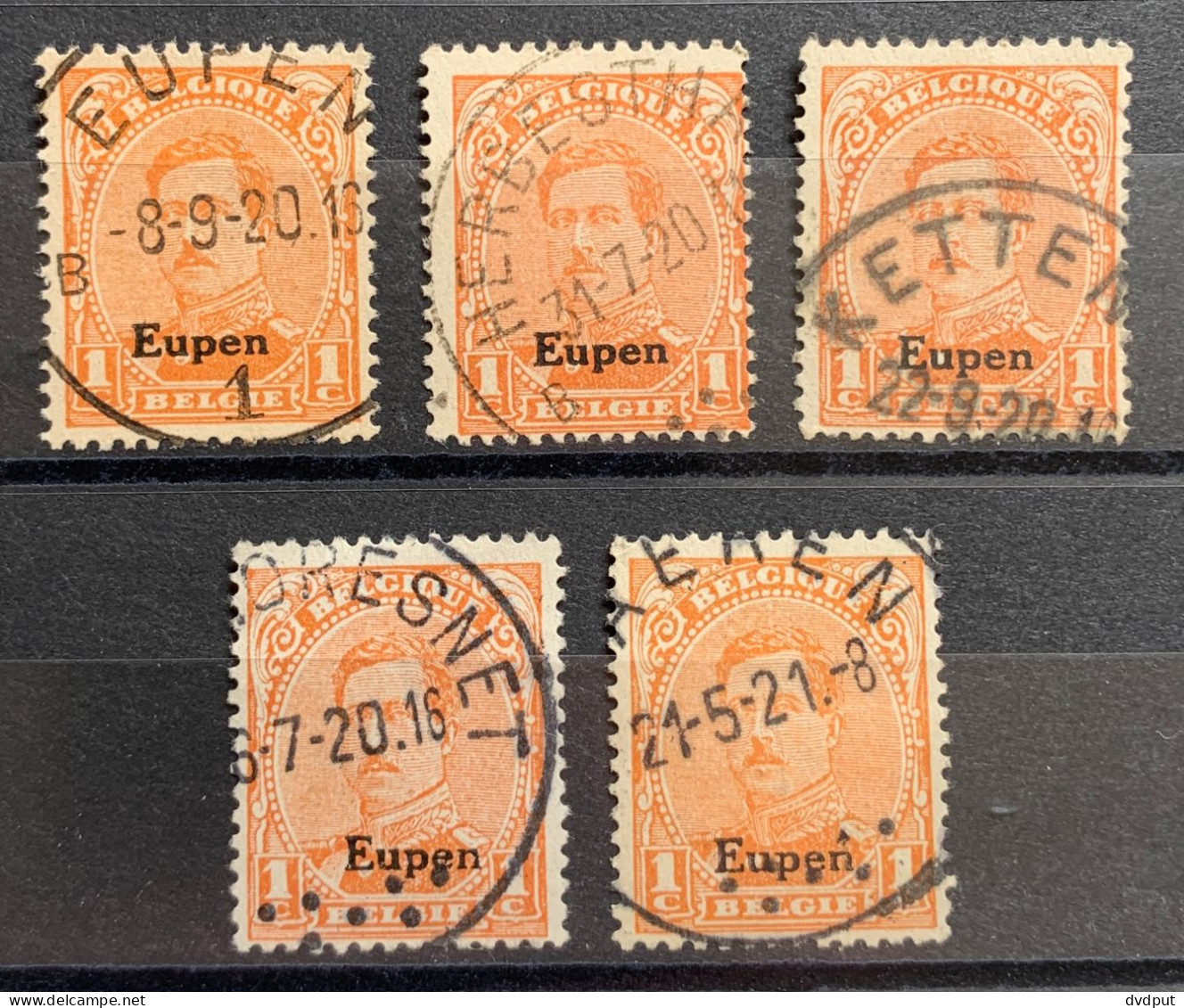 België, 1920, OC84, Gestempeld - OC55/105 Eupen & Malmédy