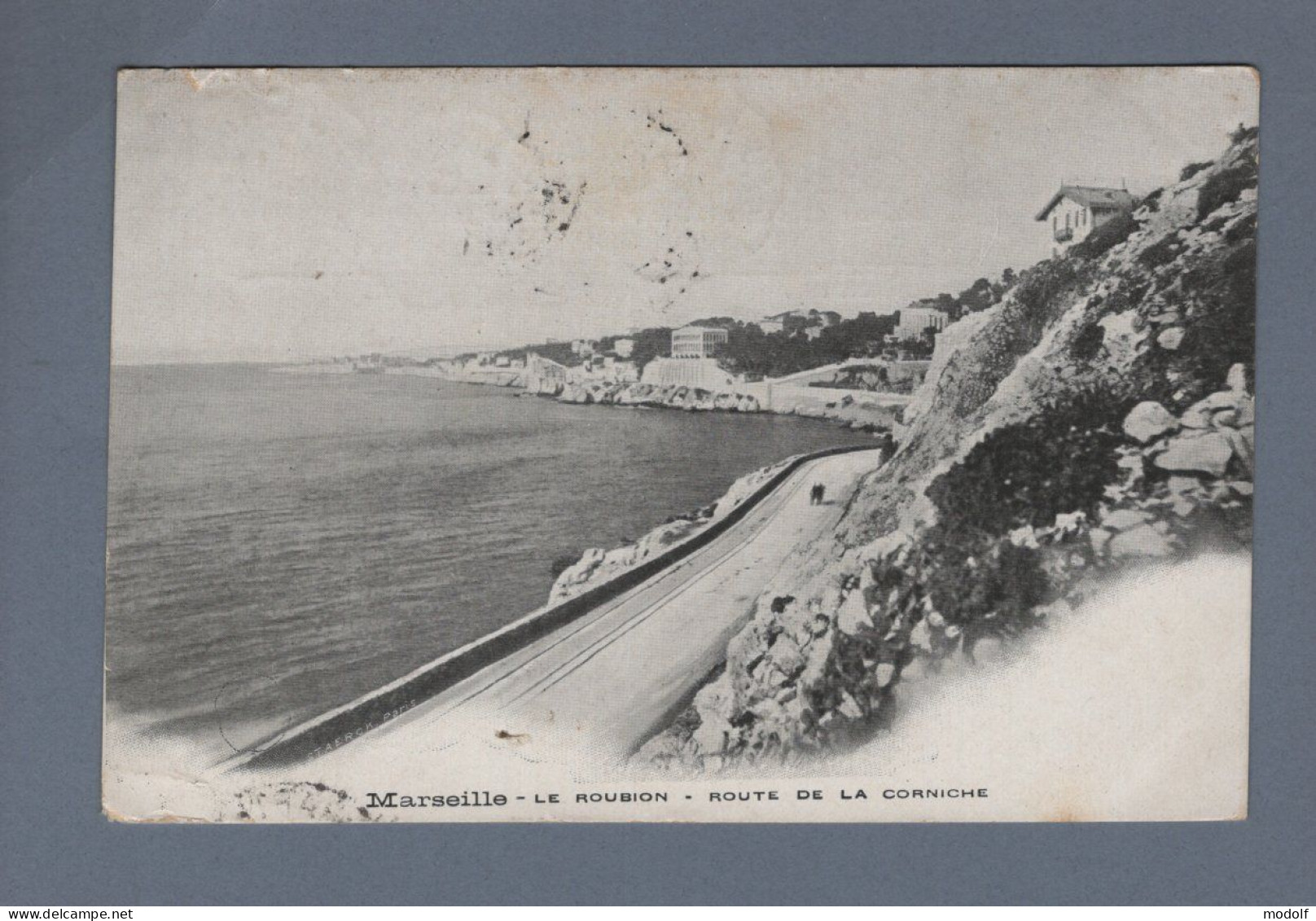 CPA - 13 - Marseille - Le Roubion - Route De La Corniche - Circulée En 1905 - Endoume, Roucas, Corniche, Playas