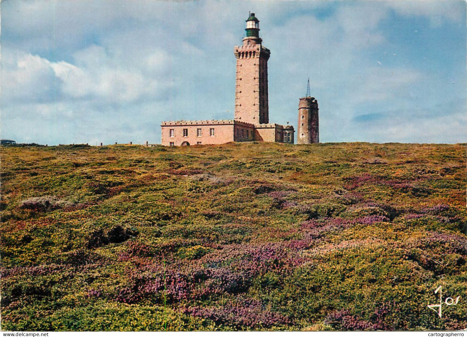 Navigation Sailing Vessels & Boats Themed Postcard Cap Frehel Lighthouse - Velieri