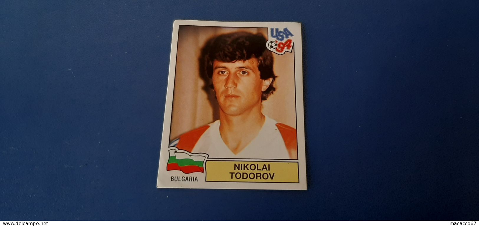 Figurina Panini WM USA 94 - 291 Todorov Bulgaria - Edition Italienne