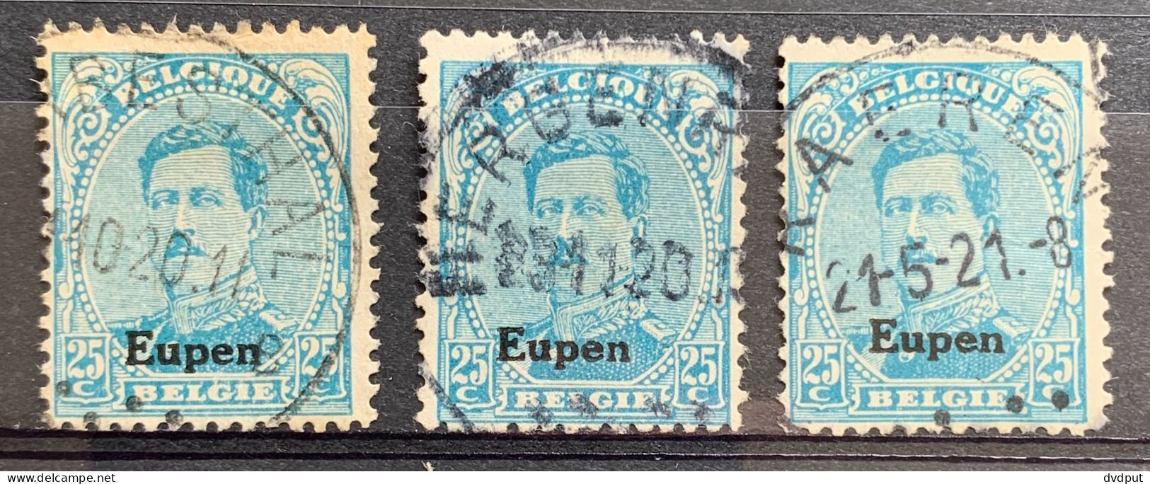 België, 1920, OC91, Gestempeld - OC55/105 Eupen & Malmédy