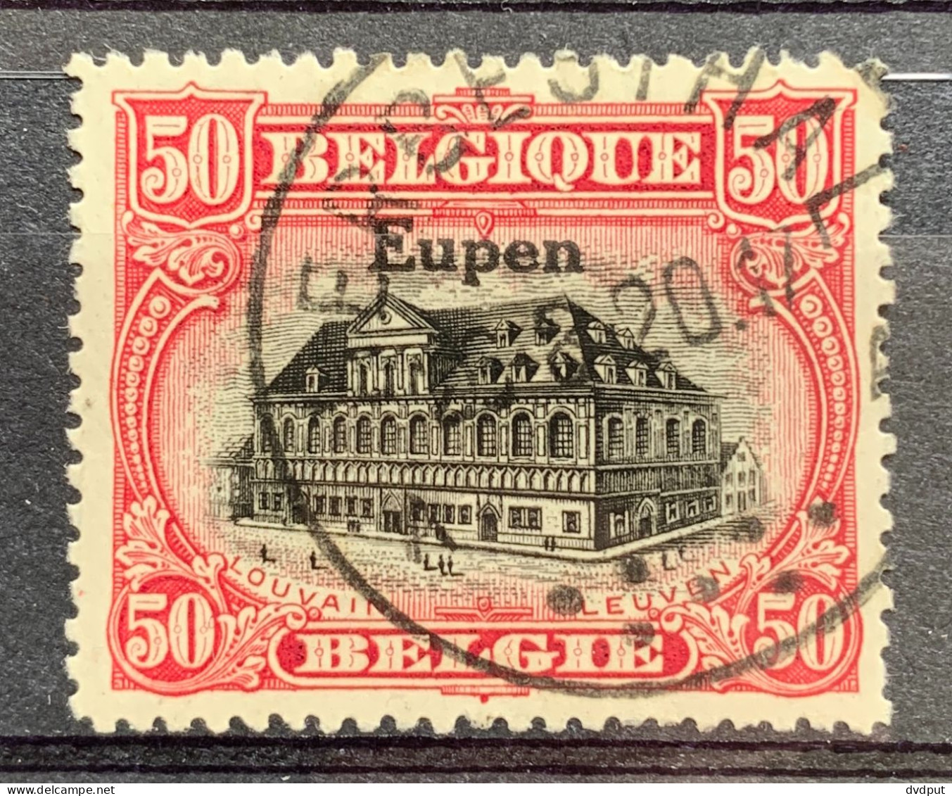 België, 1920, OC95, Gestempeld HERBESTHAL - OC55/105 Eupen & Malmédy