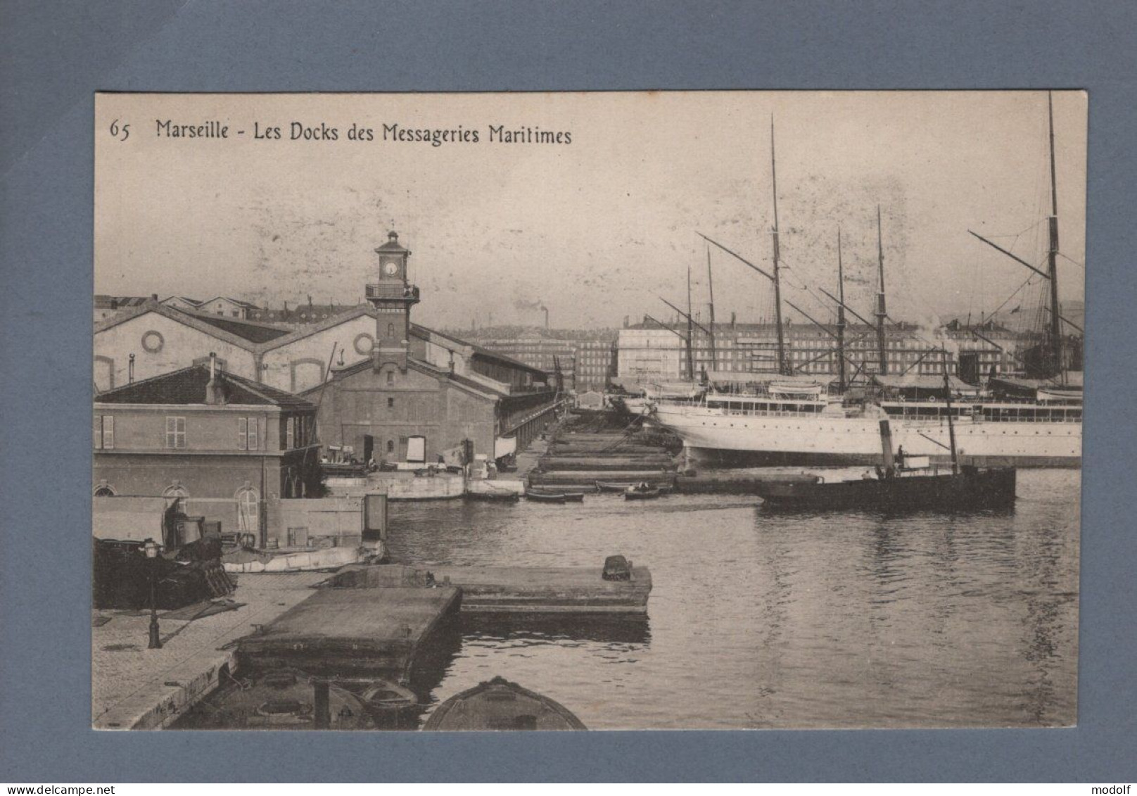 CPA - 13 - Marseille - Les Docks Des Messageries Maritimes - Non Circulée - Old Port, Saint Victor, Le Panier