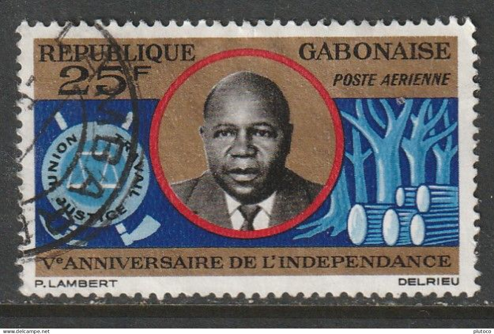 GABÓN, USED STAMP, OBLITERÉ, SELLO USADO - Gabon (1960-...)