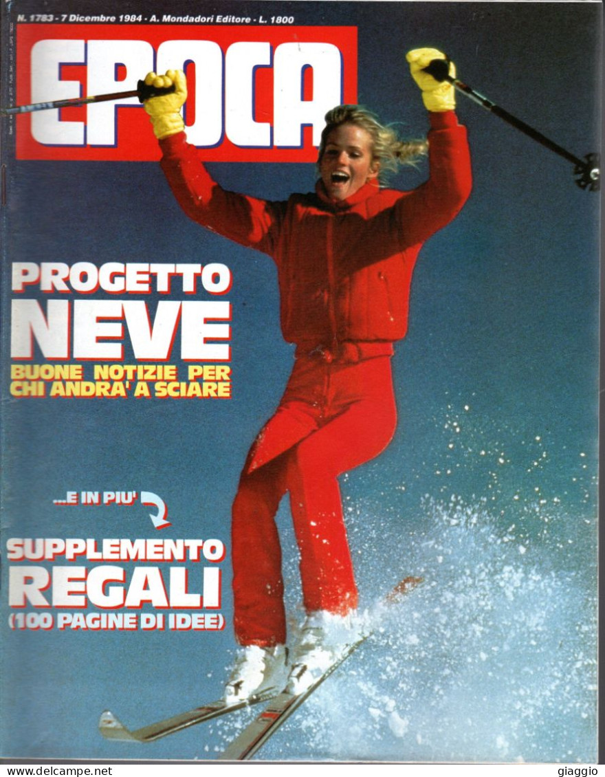 °°° RIVISTA EPOCA N° 1783 DEL 7 DICEMBRE 1984 °°° - Other & Unclassified