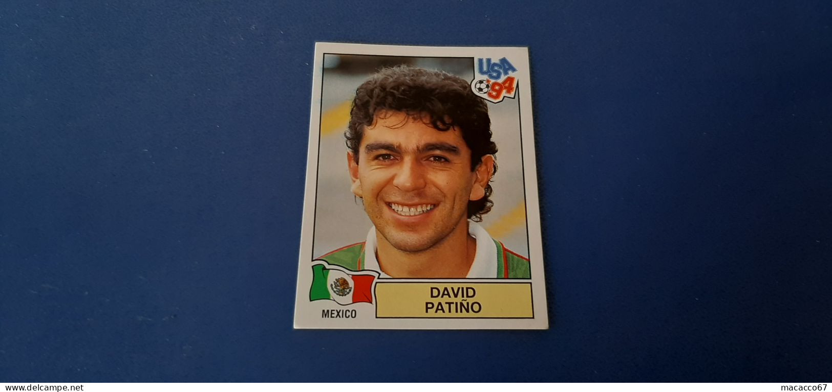 Figurina Panini WM USA 94 - 367 Patino Messico - Italienische Ausgabe