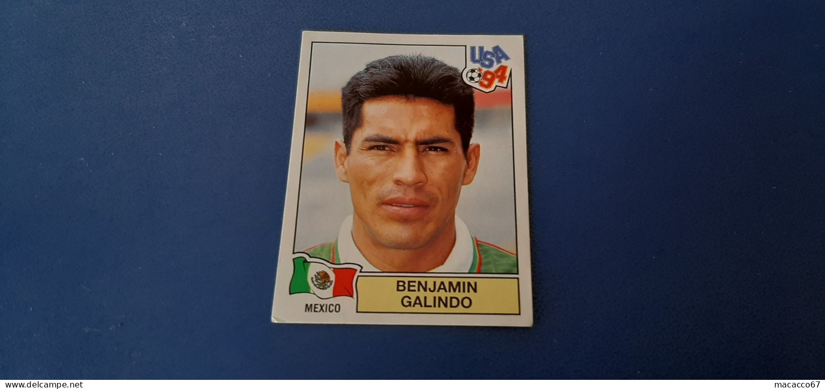Figurina Panini WM USA 94 - 370 Galindo Messico - Edición Italiana
