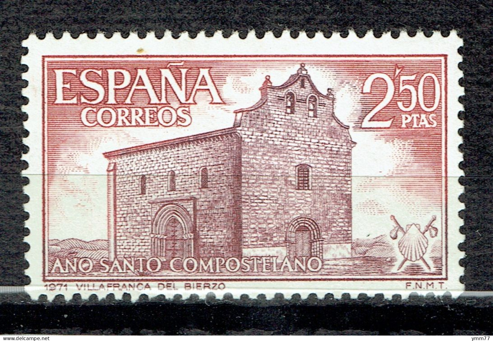 Année De Saint-Jacques De Compostelle : Eglise De Villafranca Del Bierzo - Unused Stamps
