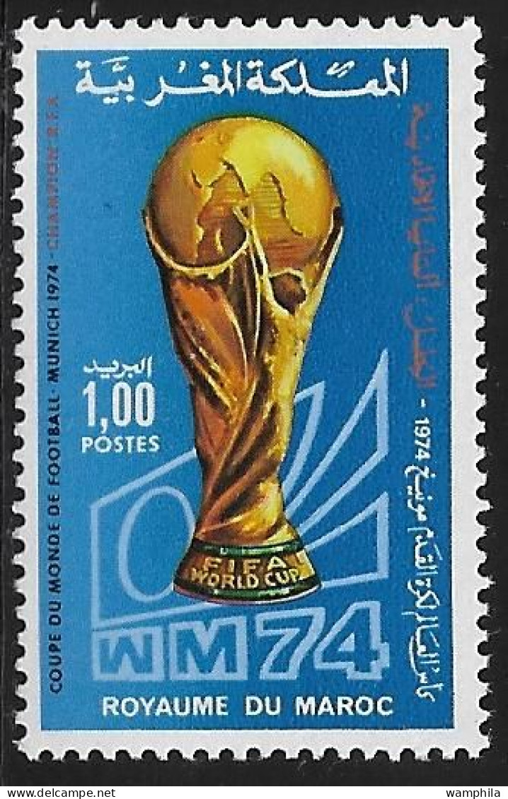 Maroc 1974 Coupe Du Monde De Football R.F.A Championne. N°711** Cote 44€. - Morocco (1956-...)