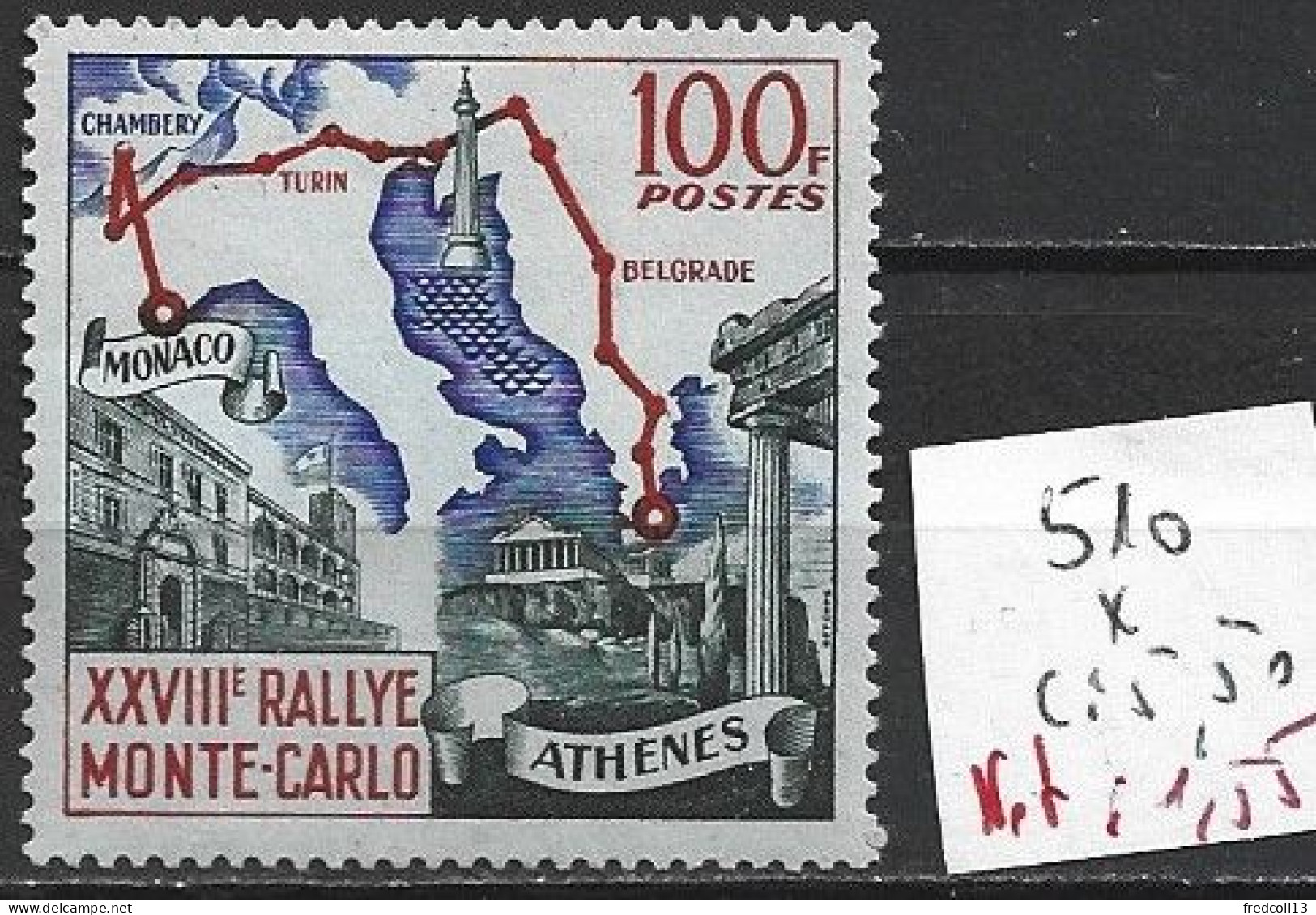 MONACO 510 * Côte 5.50 € - Unused Stamps