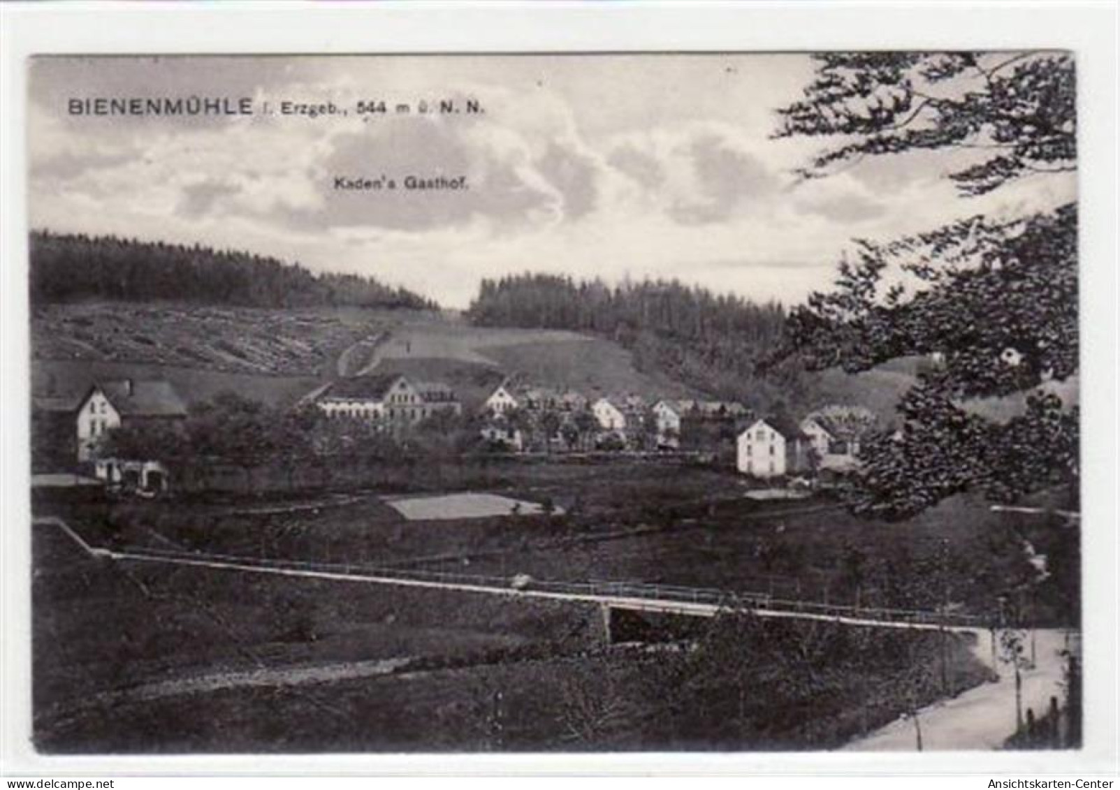 39033506 - Bienenmuehle Mit Kadens Gasthof. Feldpost, Mit Stempel Von 1914. Gute Erhaltung. - Rechenberg-Bienenmühle