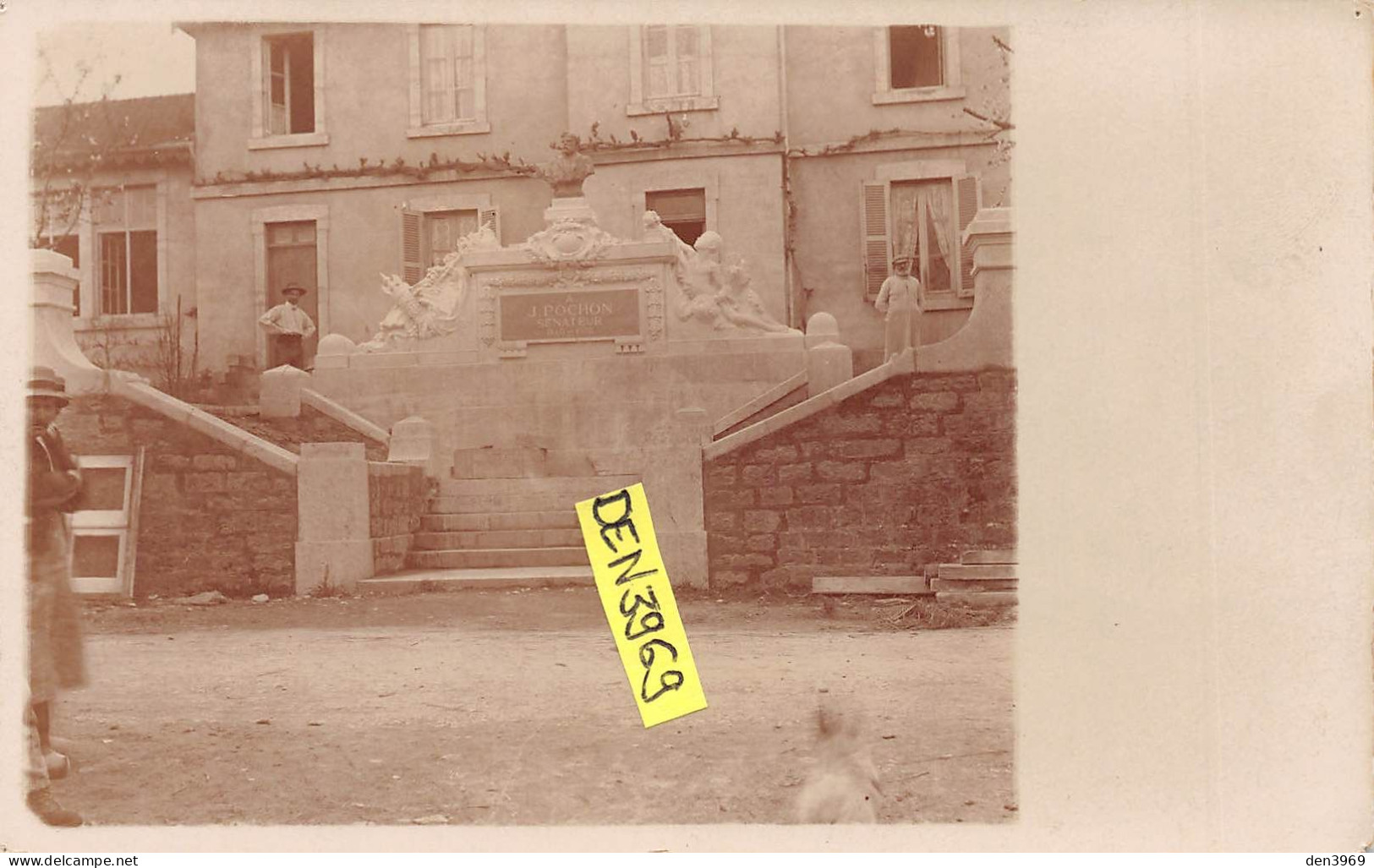 MARBOZ (Ain) - Monument Du Sénateur Joseph Pochon - Carte-Photo, écrit (2 Scans) - Unclassified