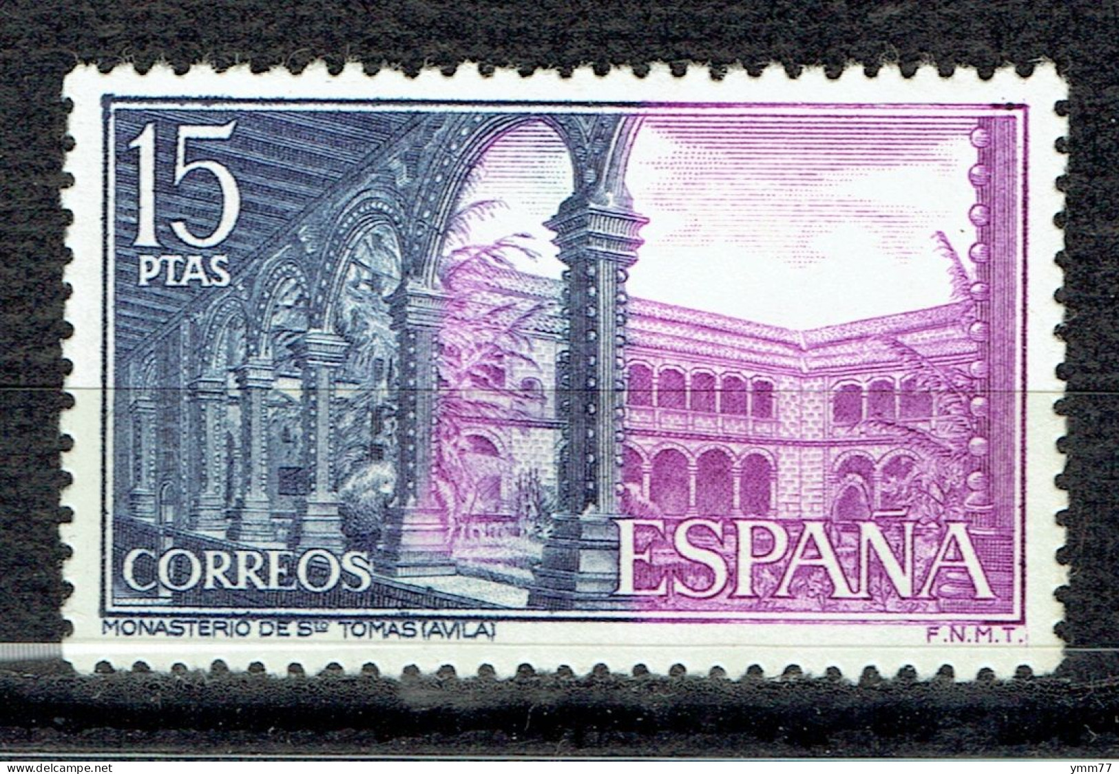 Vue Du Monatère Saint-Thomas De Avila : Cour Des Rois - Unused Stamps