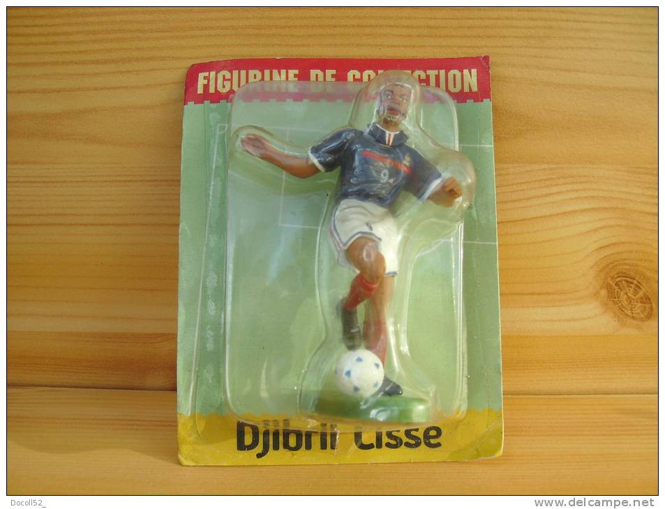 Figurine Starlux Metal Joueur Football 1998  "  Djibril Cisse   "  N° 31 - Starlux