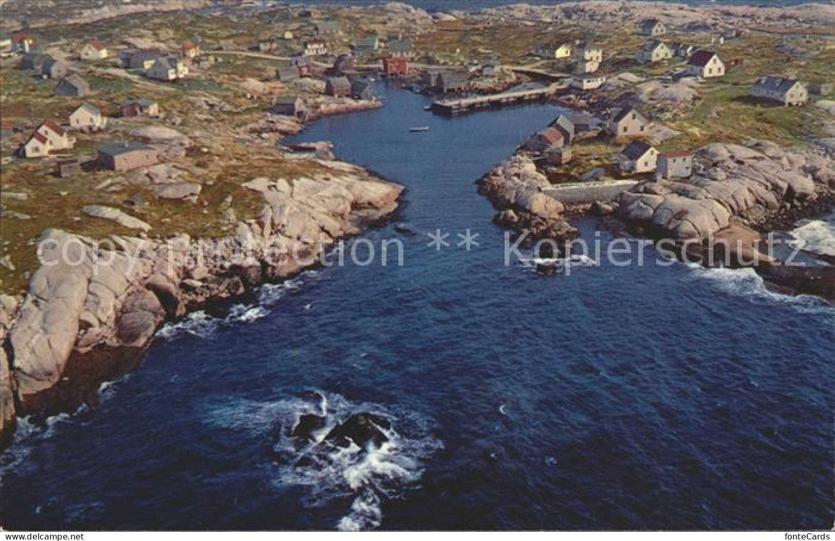 12020997 Peggys Cove Coast Aerial View Peggys Cove - Zonder Classificatie