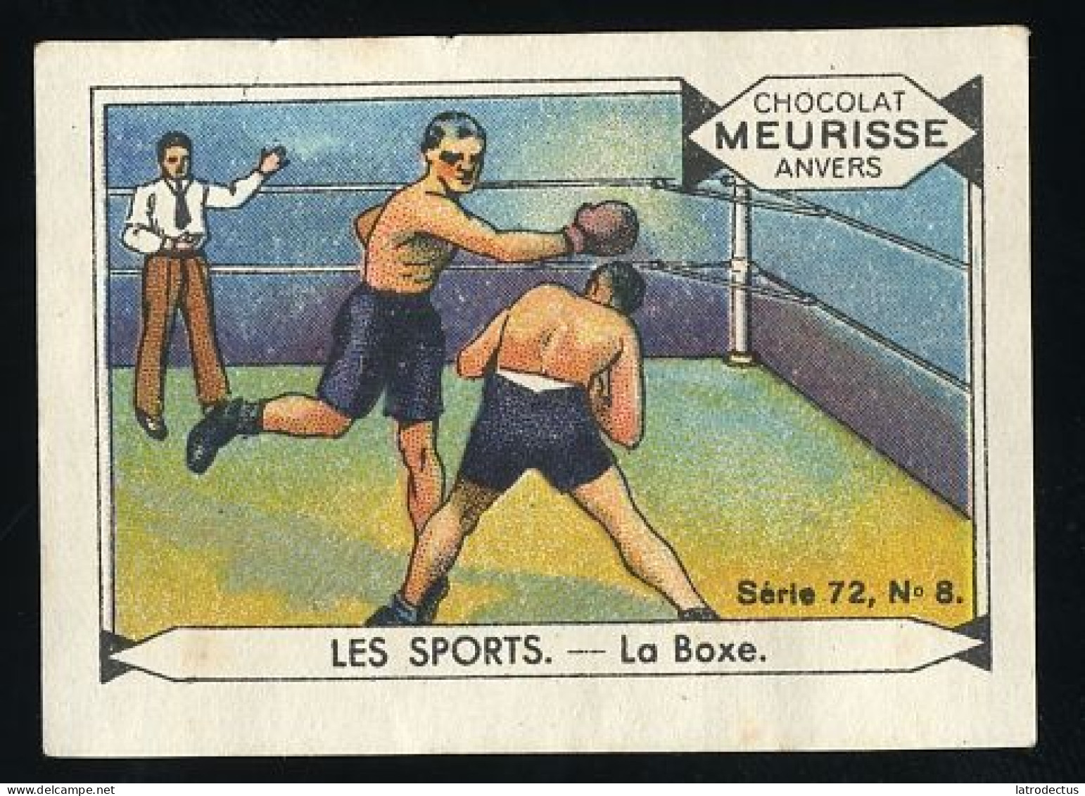 Meurisse - Ca 1930 - 72 - Les Sports - 8 - Le Boxe, Boxing - Sonstige & Ohne Zuordnung