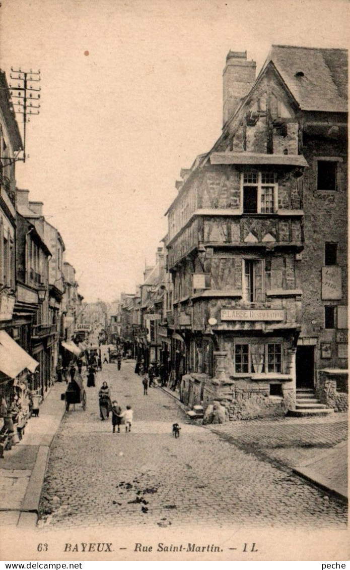 N°1466 W -cpa Bayeux -rue Saint Martin- - Bayeux