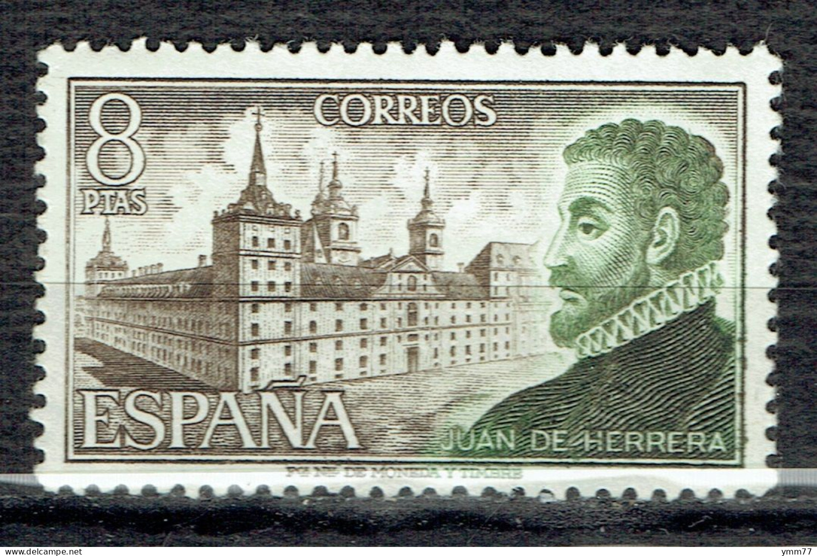 Architectes Espagnols Célèbres : Juan De Hererra Et L'Escorial - Unused Stamps