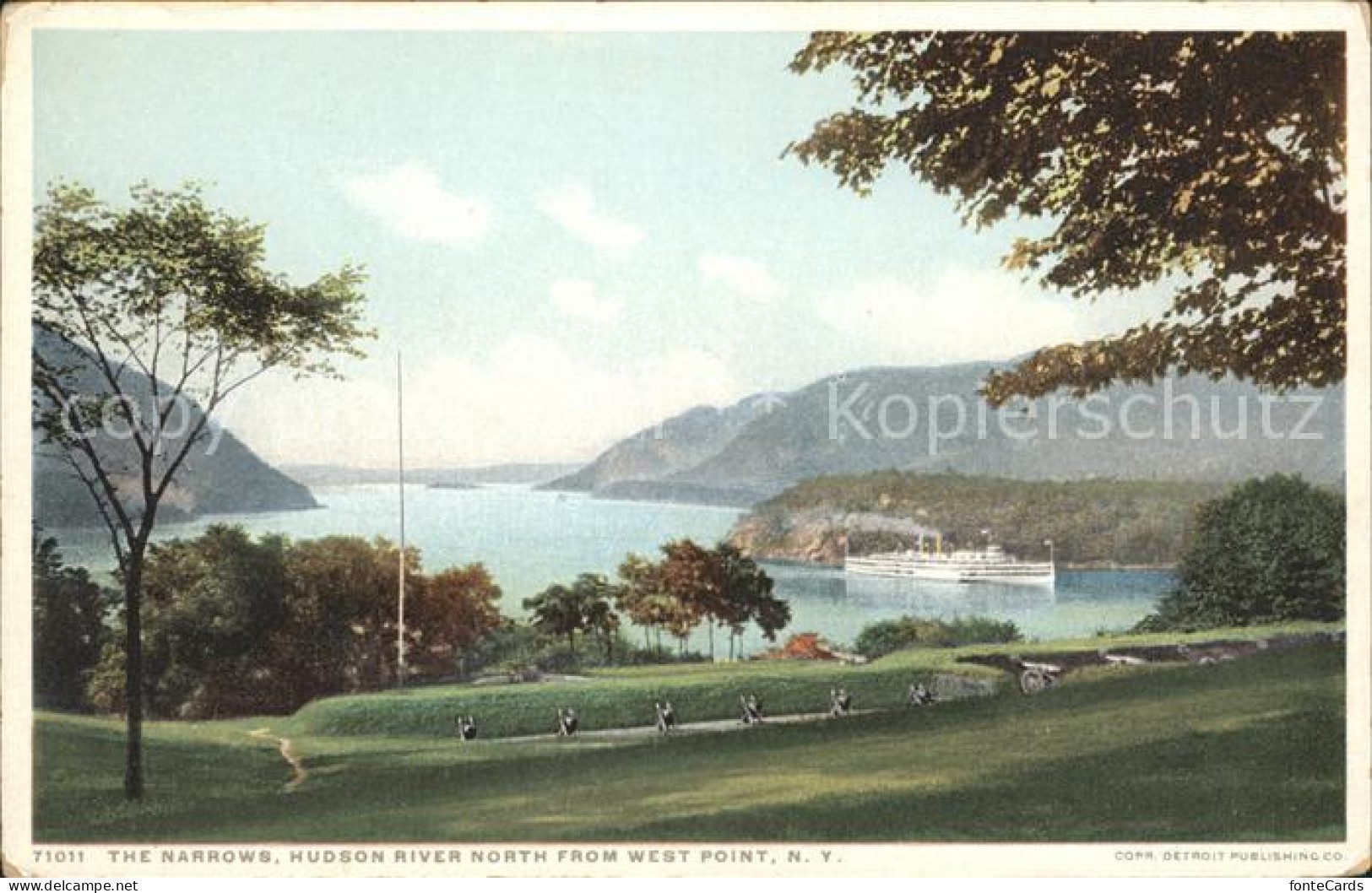 12020955 West_Point_New_York The Narrows Hudson River Steamer - Sonstige & Ohne Zuordnung