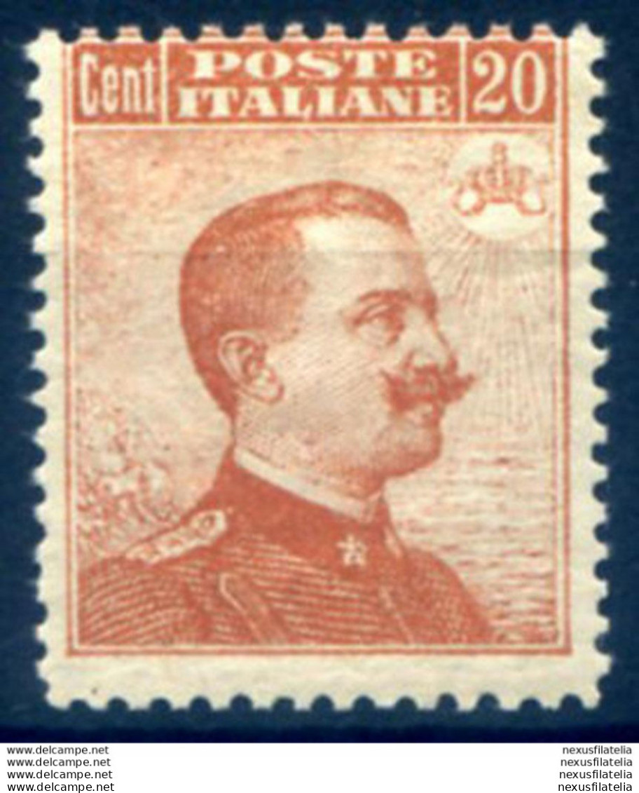 Vittorio Emanuele III Senza Filigrana 1916. - Otros & Sin Clasificación