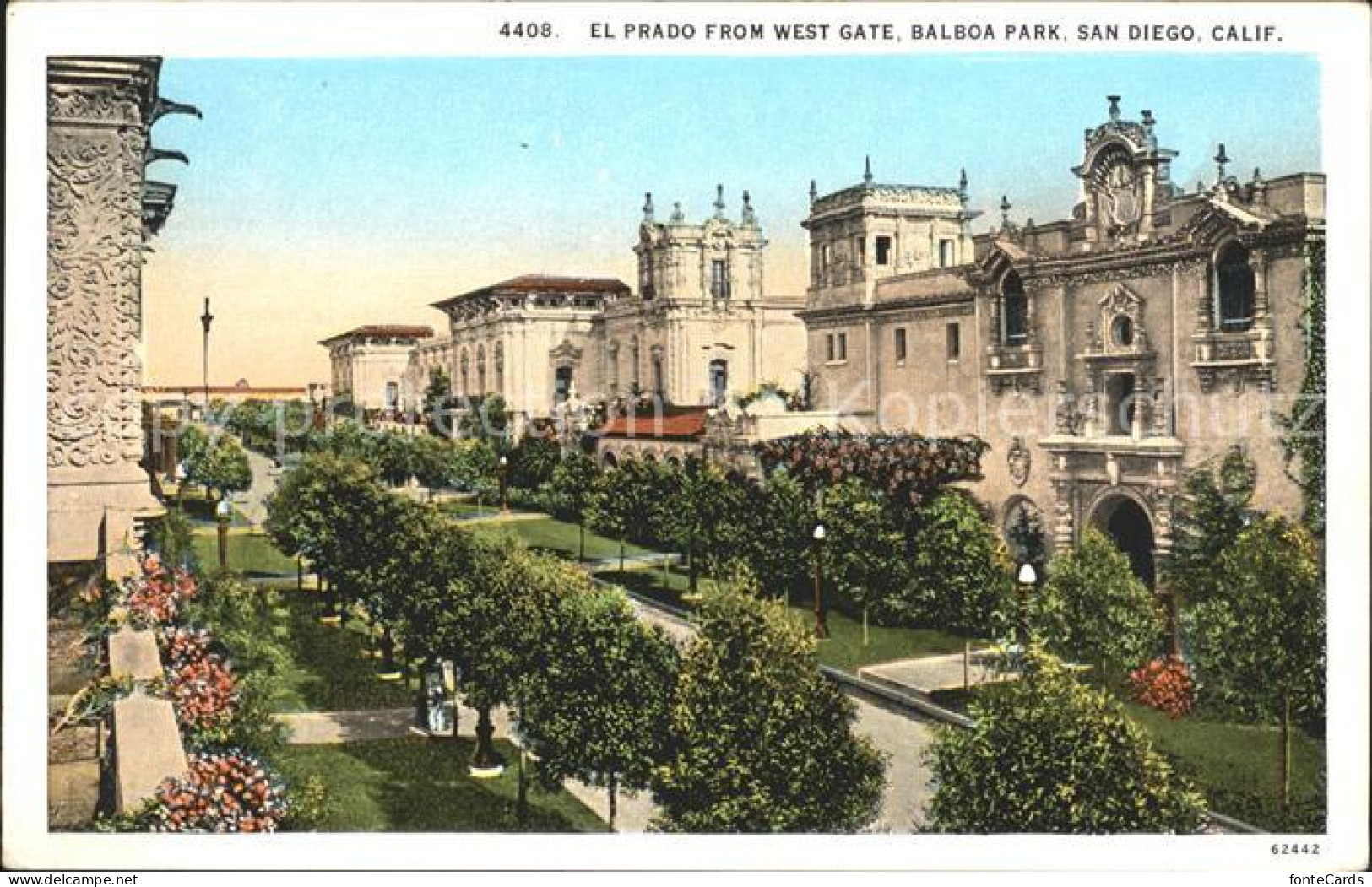 12020935 San_Diego_California El Prado From West Gate - Andere & Zonder Classificatie