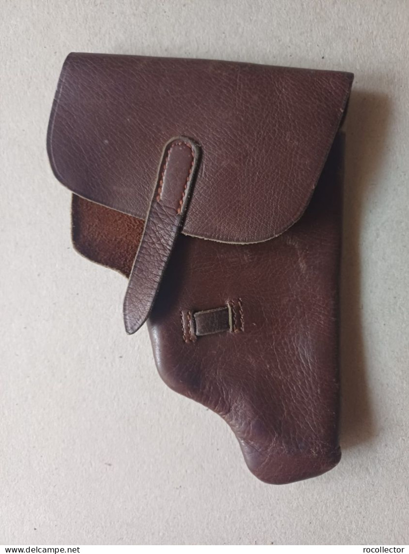 Brown Leather Holster For German WW2 Walther Pistol Caliber 6.35 Mm - Andere & Zonder Classificatie