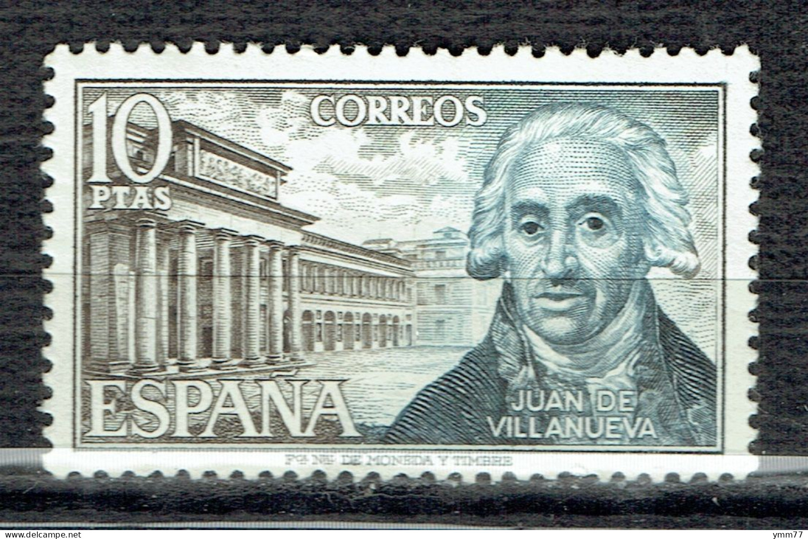 Architectes Espagnols Célèbres : Juan De Villanueva Et Le Musée Du Prado - Unused Stamps
