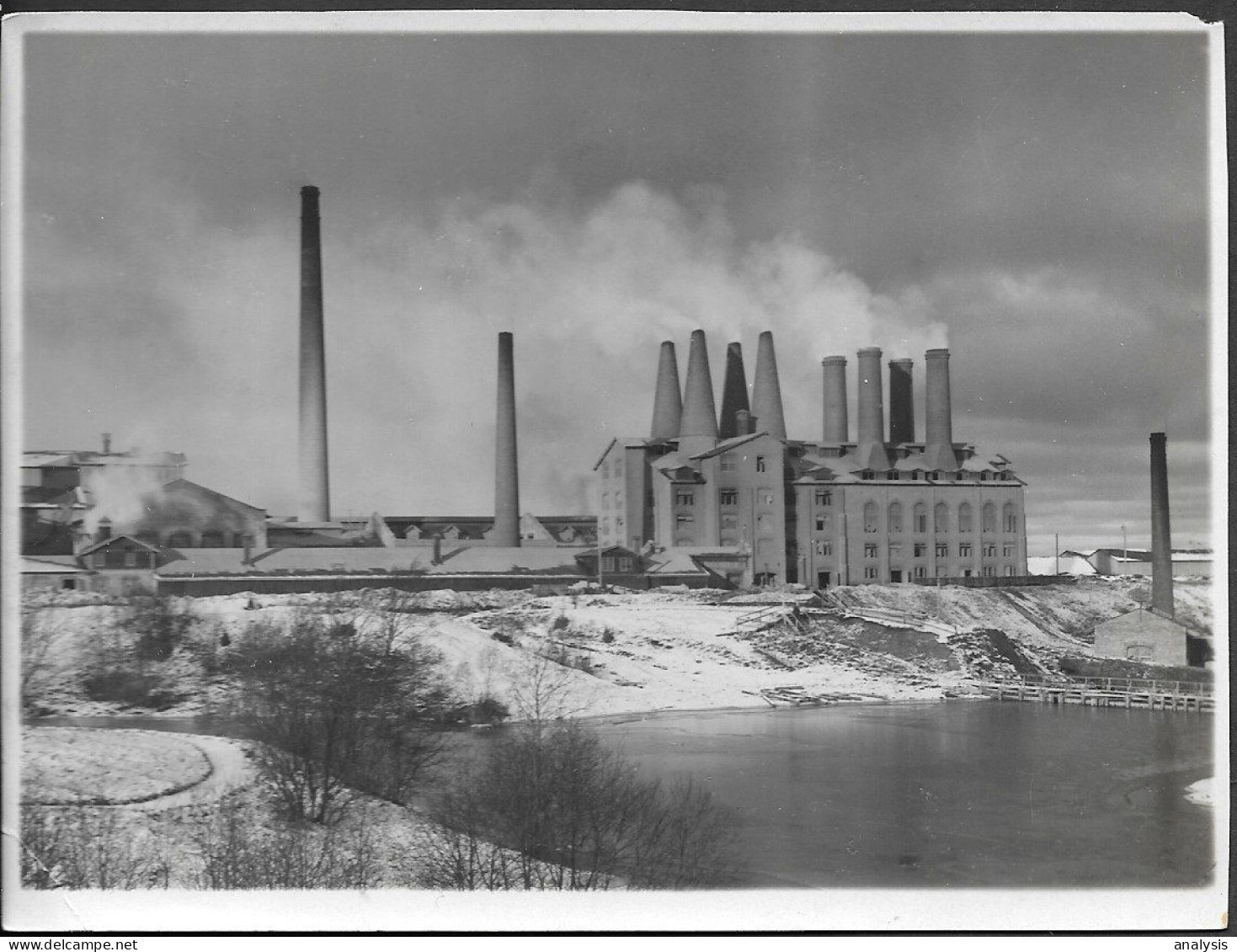 Estonia Factory Building River Waterfall 3 Old Original Real Photos Pre 1940 By Parikas - Estonia