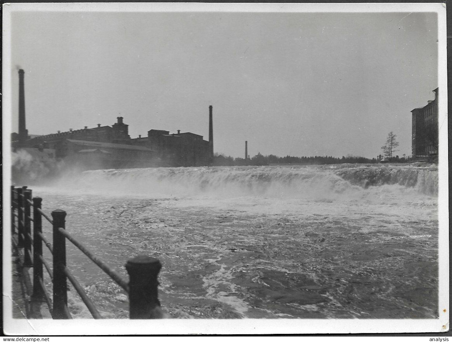 Estonia Factory Building River Waterfall 3 Old Original Real Photos Pre 1940 By Parikas - Estonia