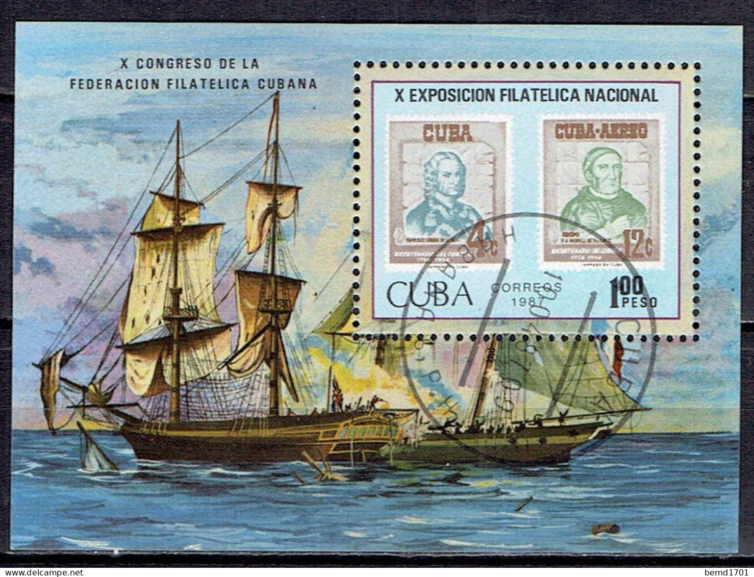 Mi-Nr Block 97 Gestempelt / Used (J1327) - Stamps On Stamps