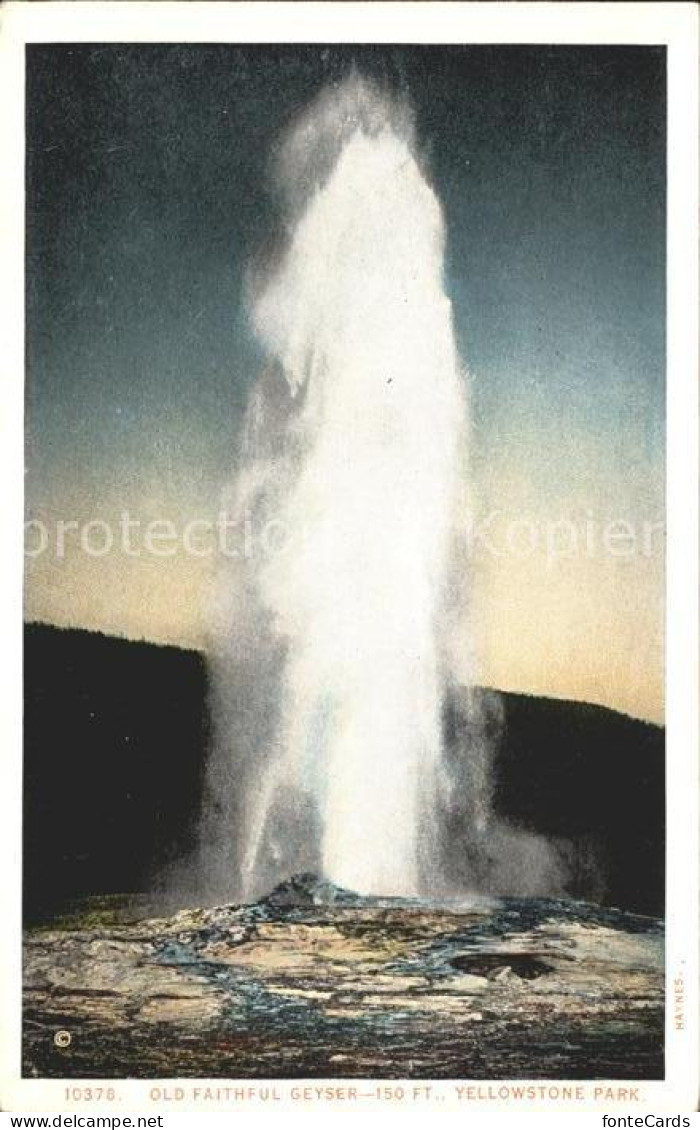12020923 Yellowstone_National_Park Old Faithful Geyser - Autres & Non Classés