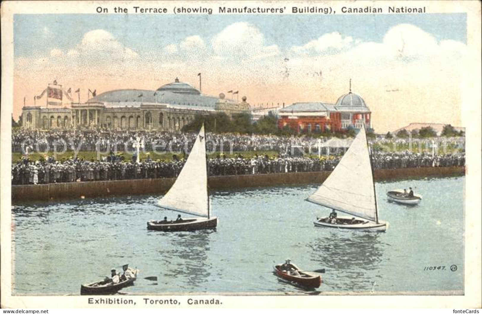 12020914 Toronto Canada Terrace Manufacturers Building Canadian National Sailing - Zonder Classificatie