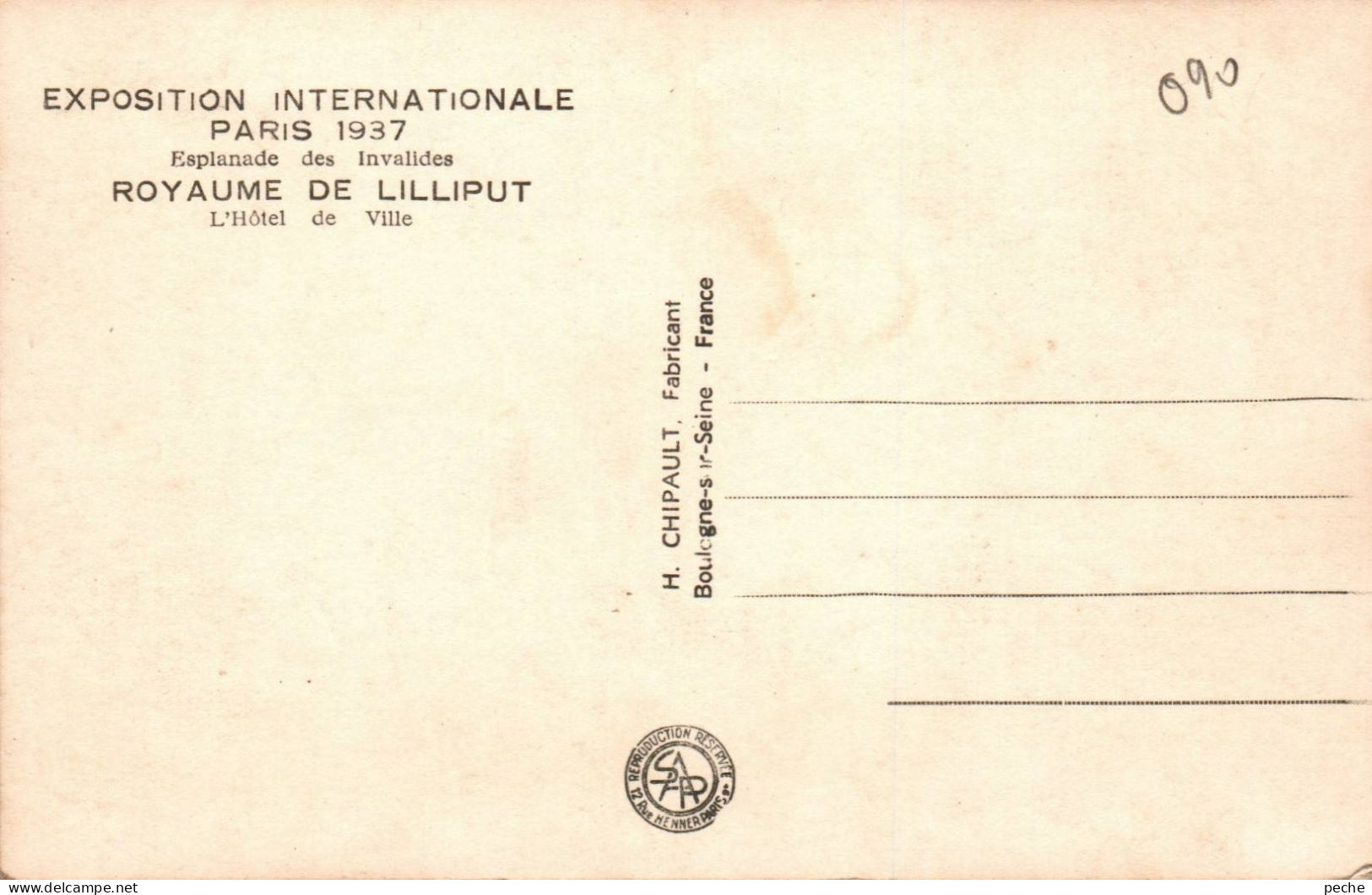 N°1468 W -cpa Exposition Internationale De Paris -Royaume De Lilliput- - Ausstellungen
