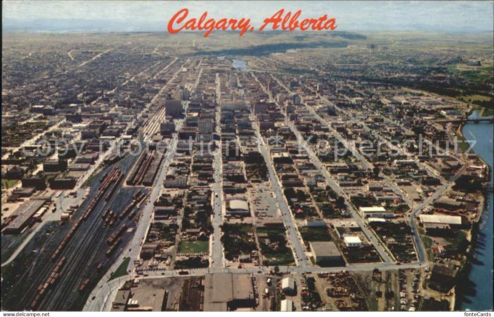 12020909 Calgary Aerial View Calgary - Unclassified