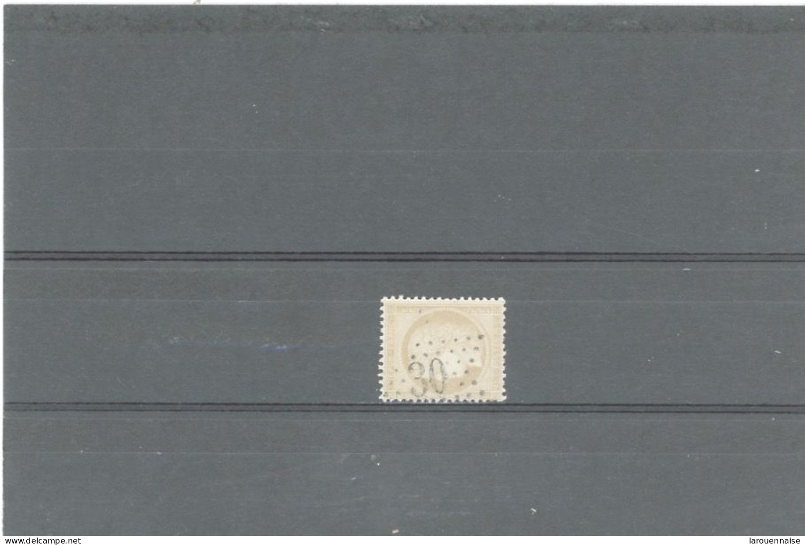 OBLITERATION  PARIS -BD MAZAS   N°59-  15c CÉRÈS ( 1870)- Obl ETOILE 30 -  SUP - Sonstige & Ohne Zuordnung