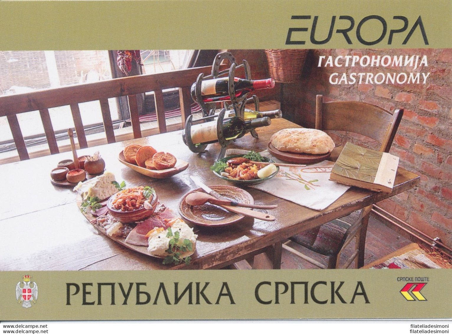 2005 EUROPA CEPT Bosnia Serba Libretto Gastronomia  MNH** - Autres & Non Classés