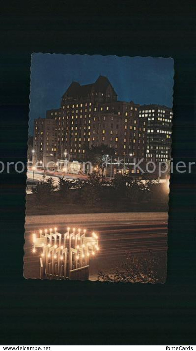 12020891 Ottawa Ontario Lord Elgin Hotel By Night  - Unclassified